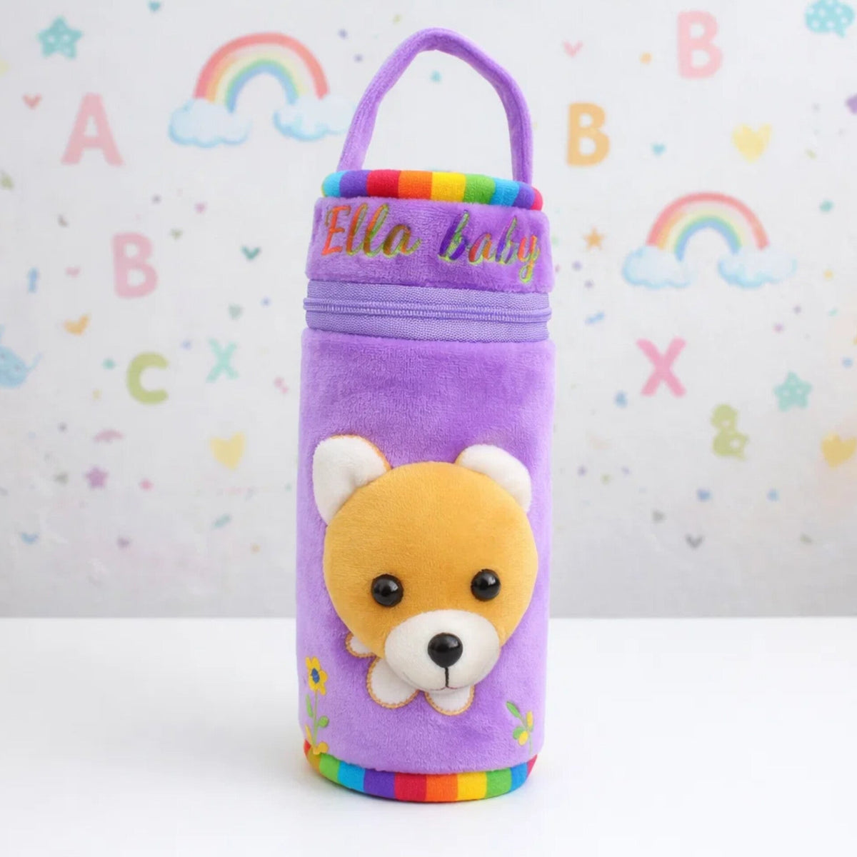 Character Feeder Cover - Purple - Bear