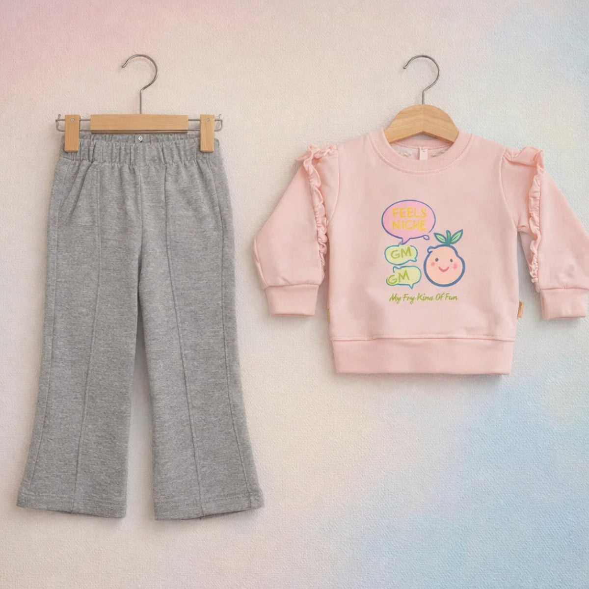 Six Bro - 2 Pieces - Suit Set - Pink - Fresh Juice