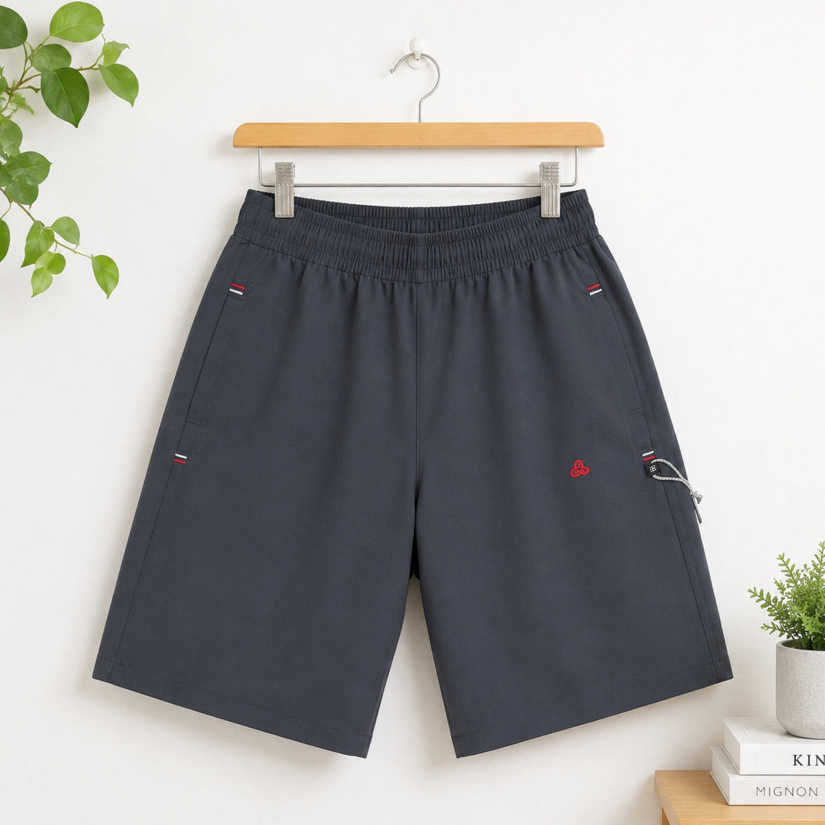 Adanos - Cotton - Three Quarter - Shorts - Greyish Blue