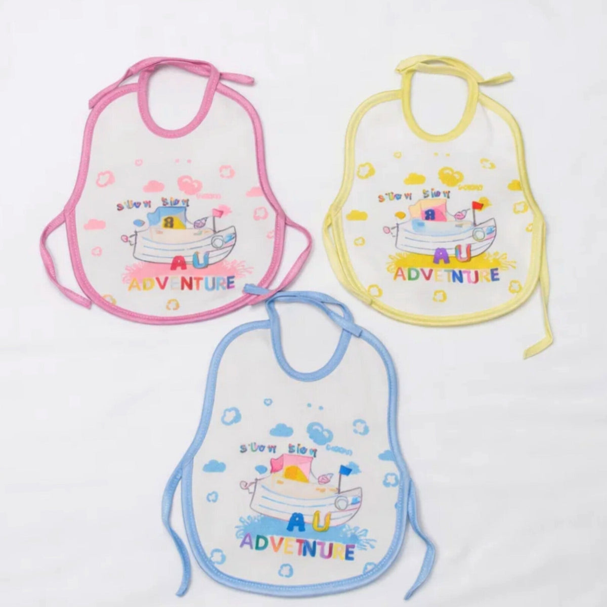 Pack of 3 Bibs - Big Adventure