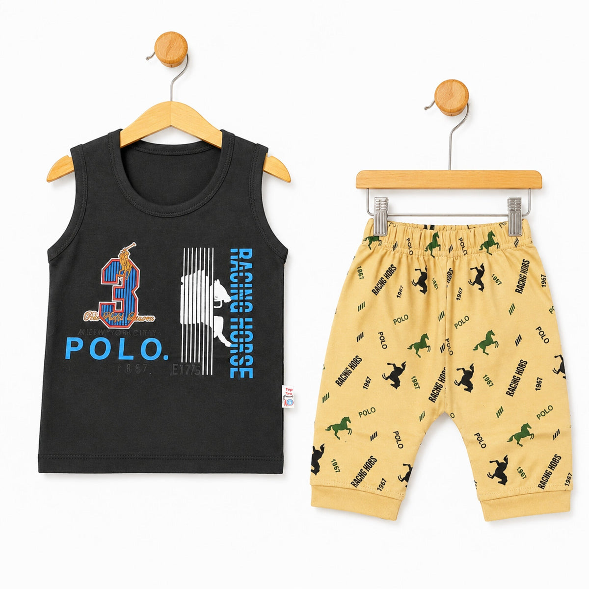TT - Cotton Jersey - Sando & Short - Dark Green - POLO