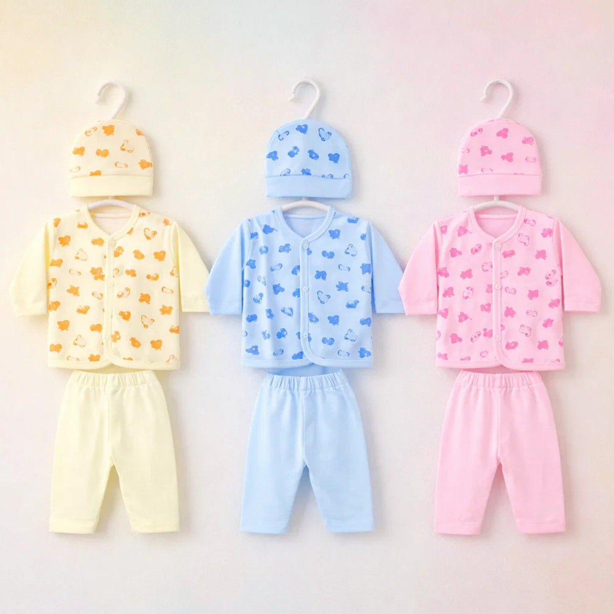 B&B - Cotton Jersey - Newborn Night Suits - BPY - Alpha Numbers - 26
