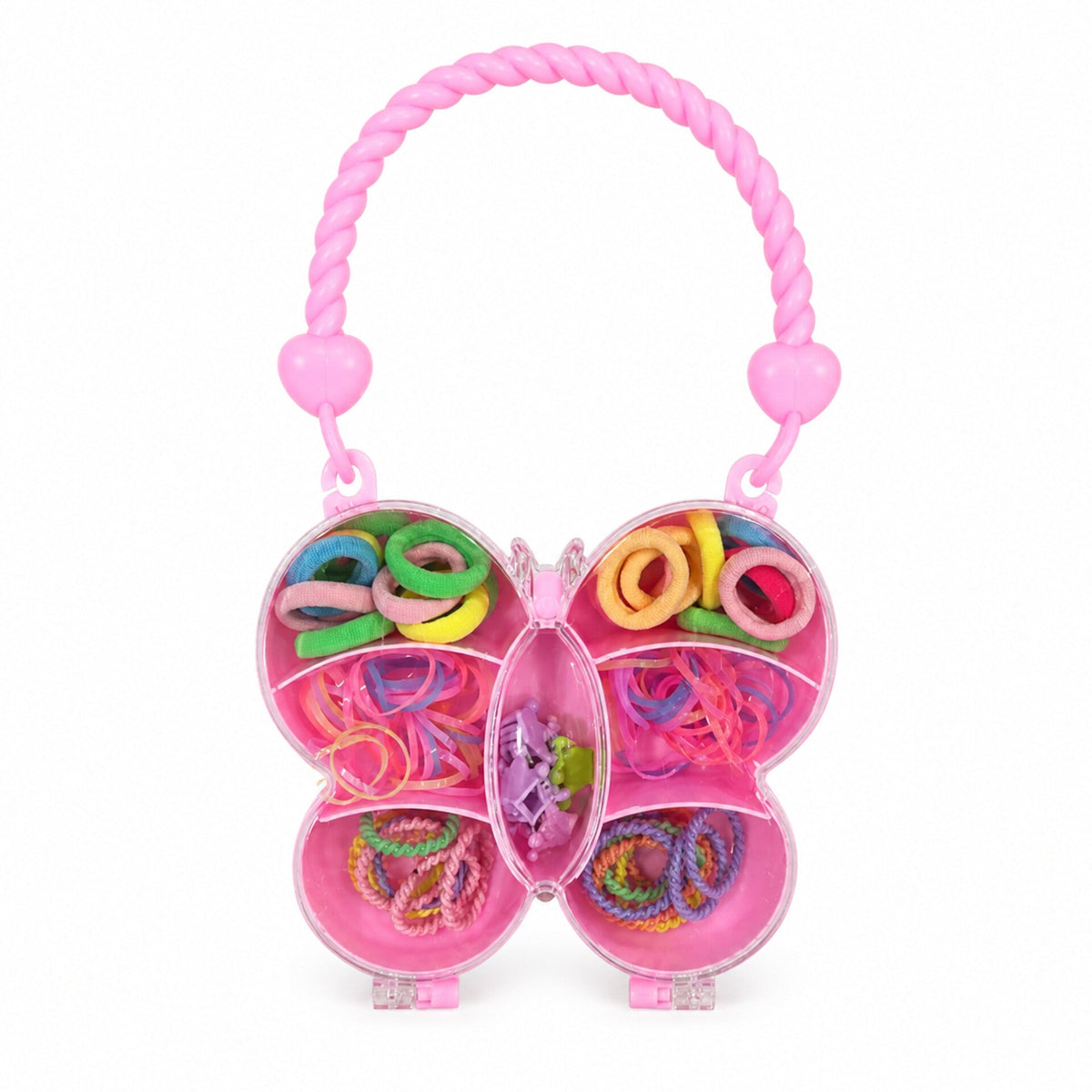 Butterfly Shaped - Girl's Accessory Set - Ponies Catchers Bands