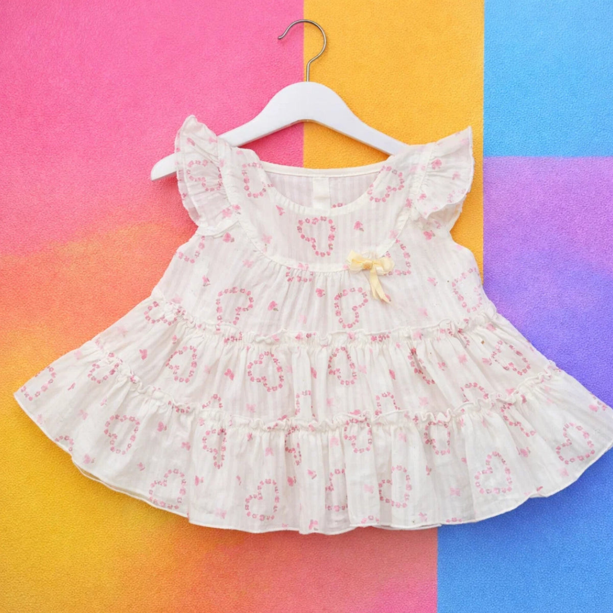 Toowan - Frock - Green - Bow Hearts - China