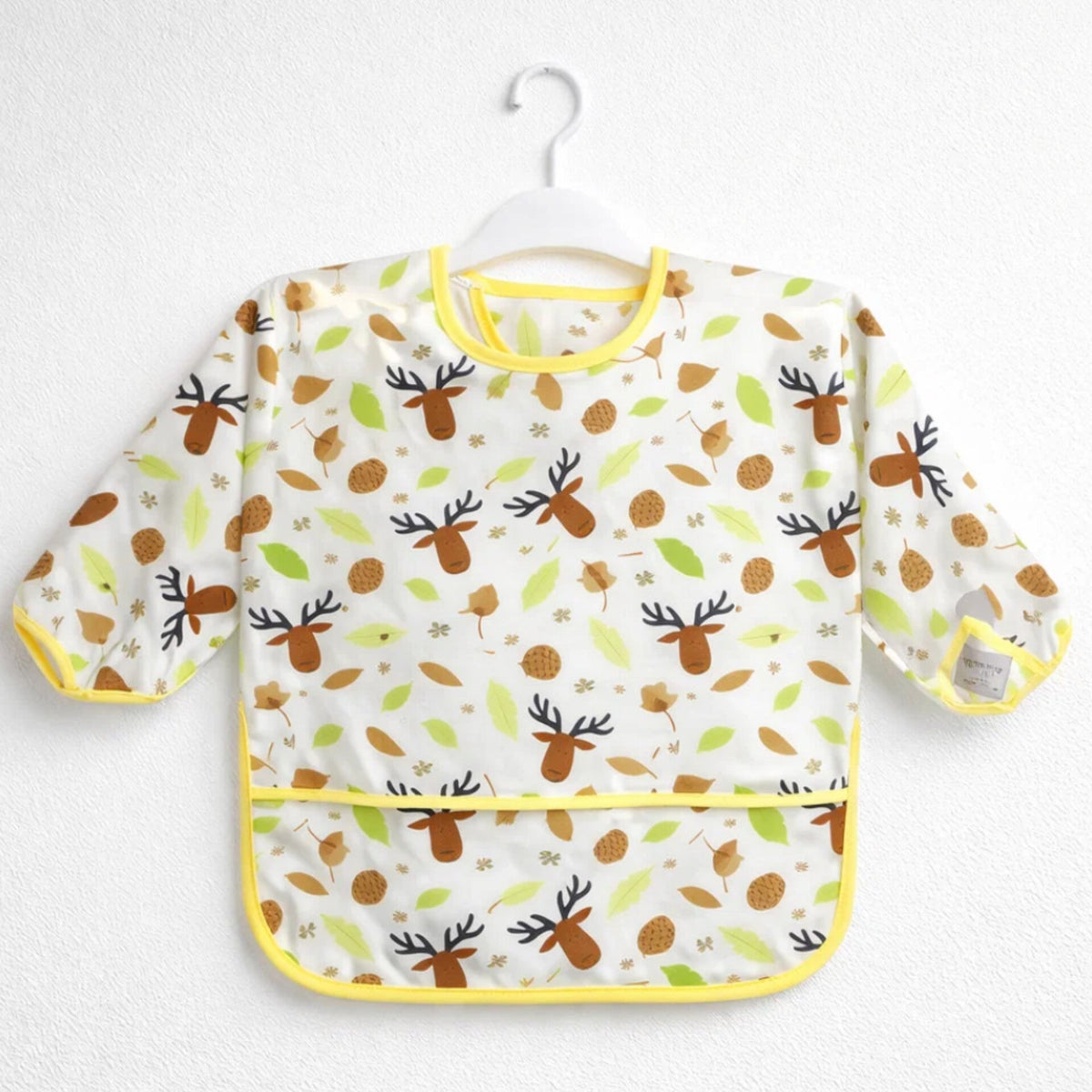 Apron Bib - Yellow - Reindeer