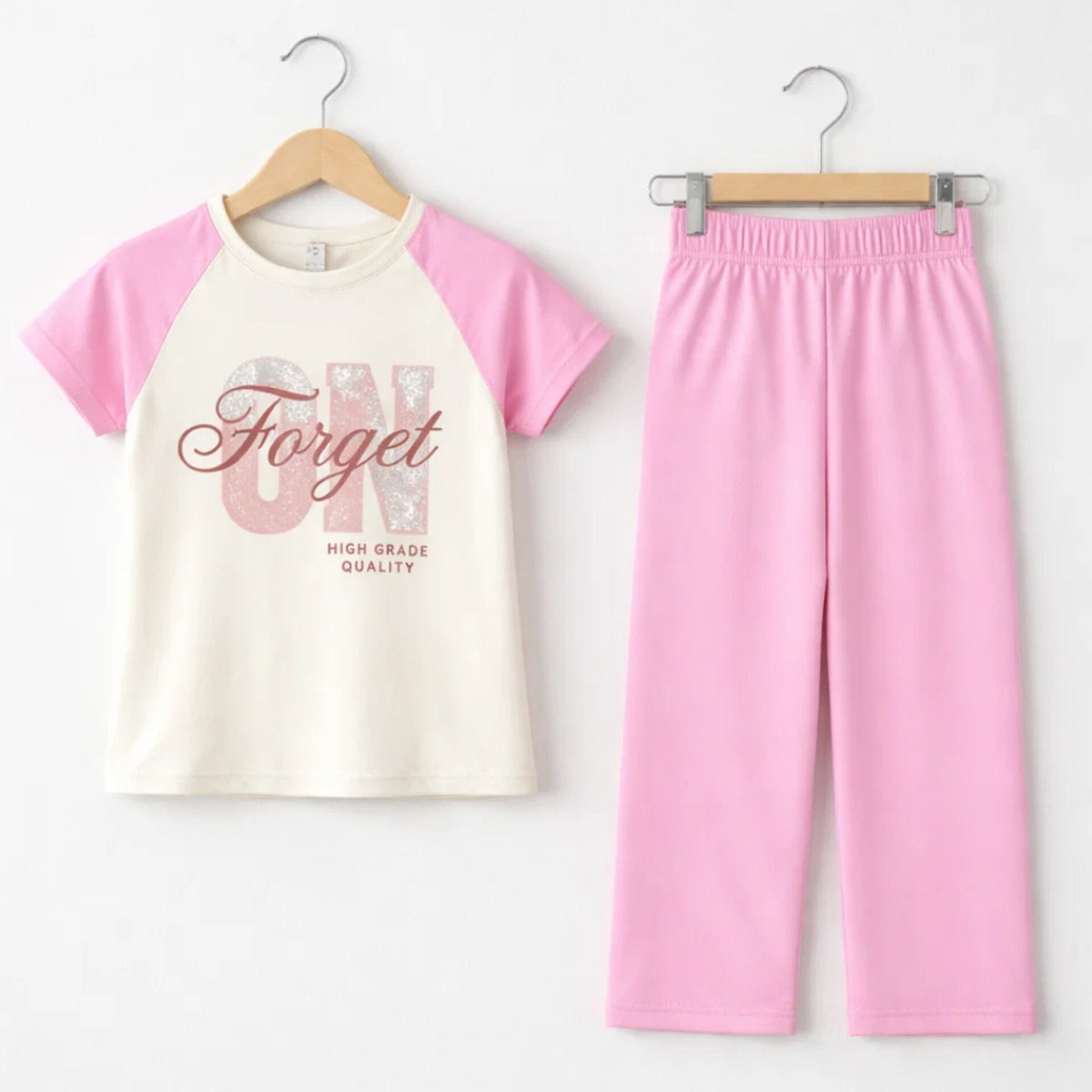 ANT - 2 Pieces - Suit Set - Pink - Forget