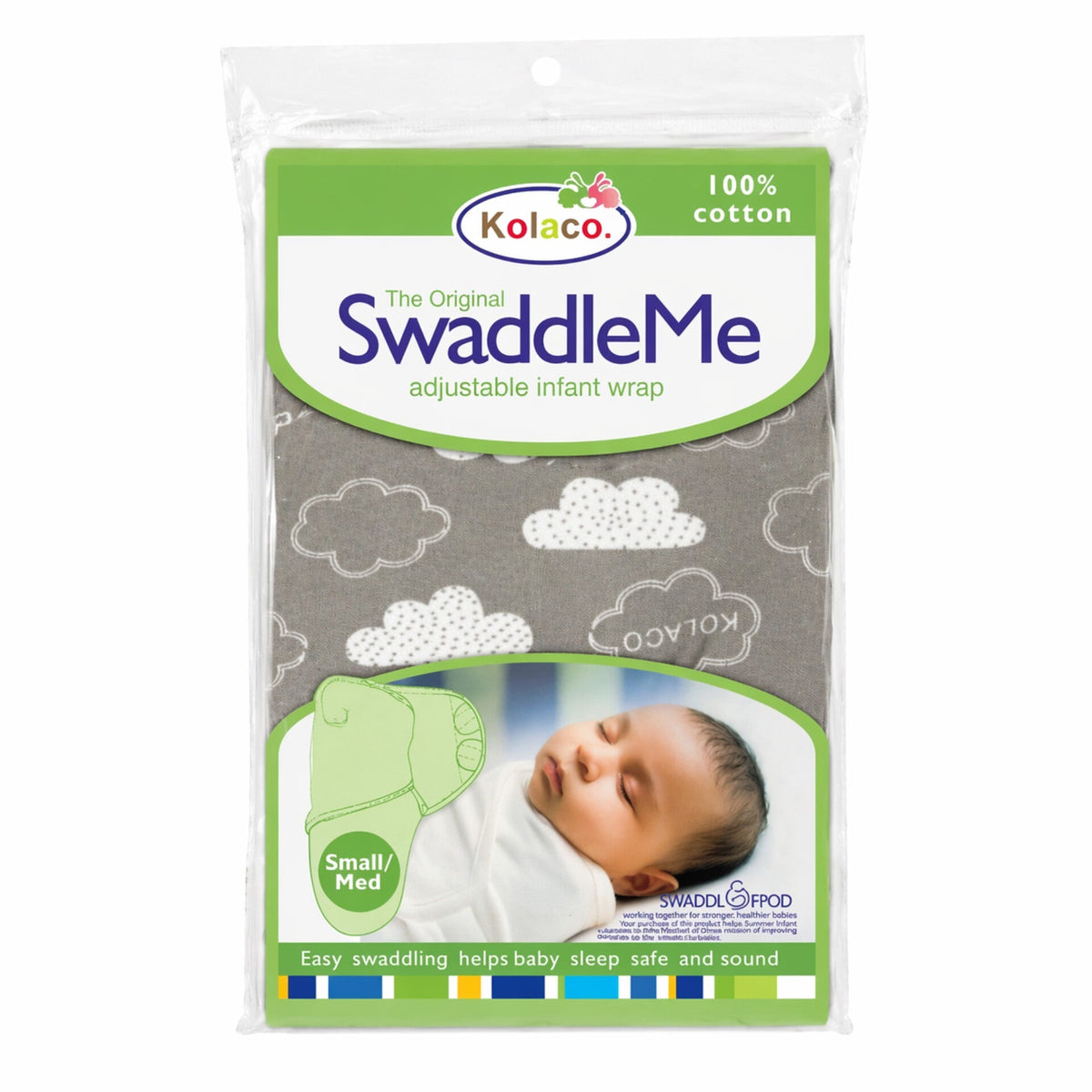Kolaco - Swaddle Wrap - Clouds