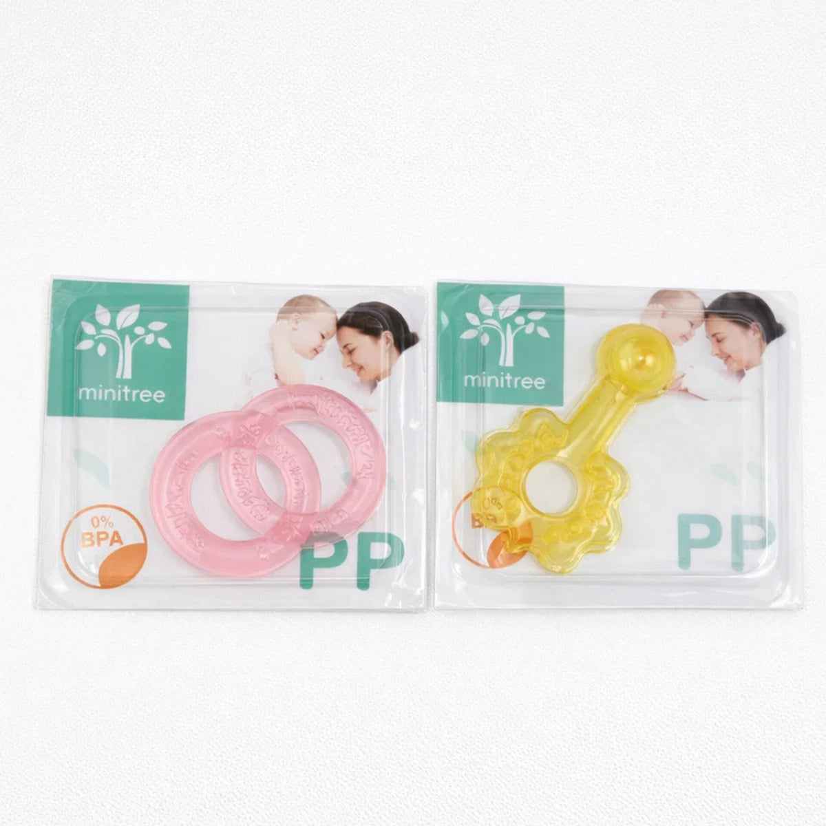Minitree - Pack of 2 Teethers - Flower & Circles