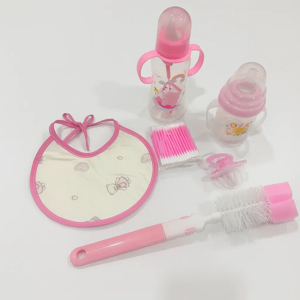 Dr Gym - 7 Pieces - Feeding Gift Set - Pink