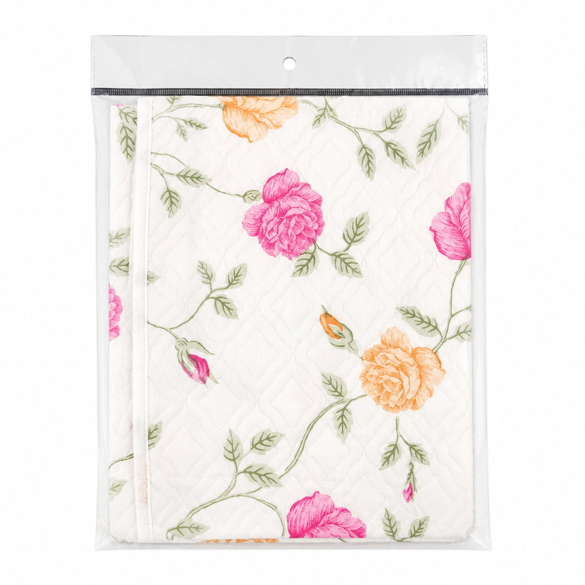 Diaper Changing Sheet - Yellow & Pink - Flowers