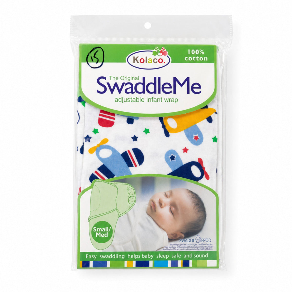 Kolaco - Swaddle Wrap - Aeroplane