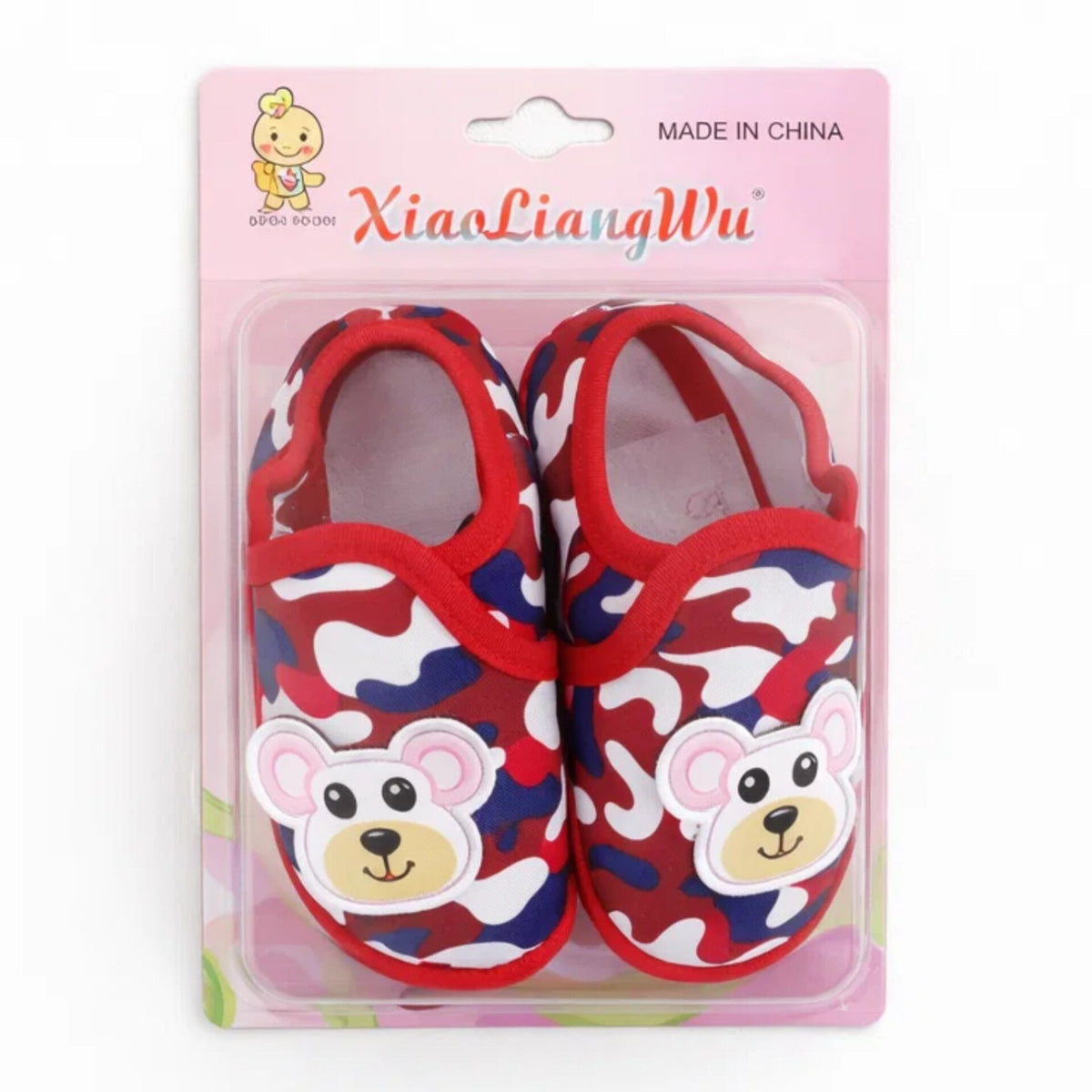 Xiao - Booties - Red - Army Animal