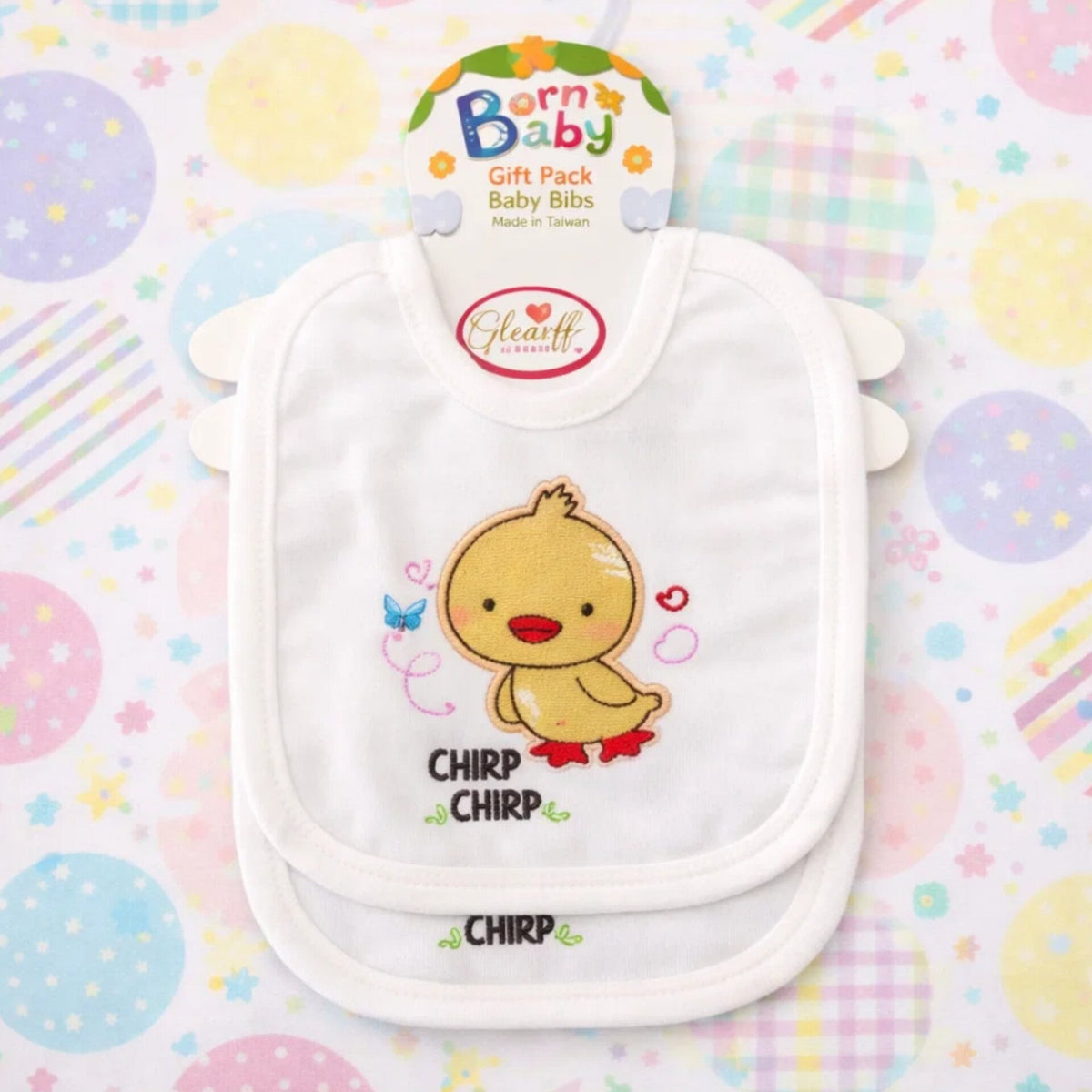 BB - Pack of 2 - Random Color Bibs - Duck & Duck