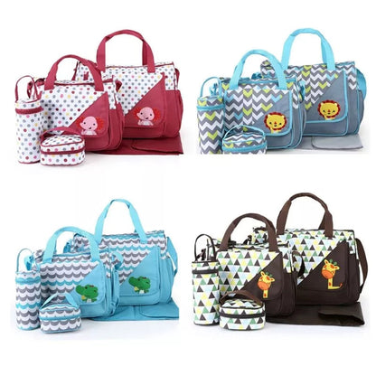 5 Pieces Animals Bag Set