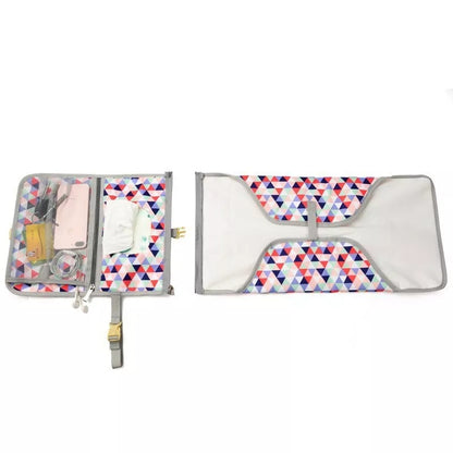 Diaper Clutch - Black Triangles