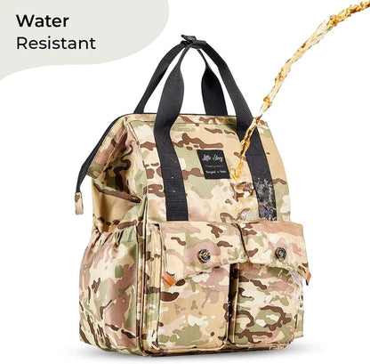 Ellie & Luke - Waterproof Diaper Backpack - Camouflage