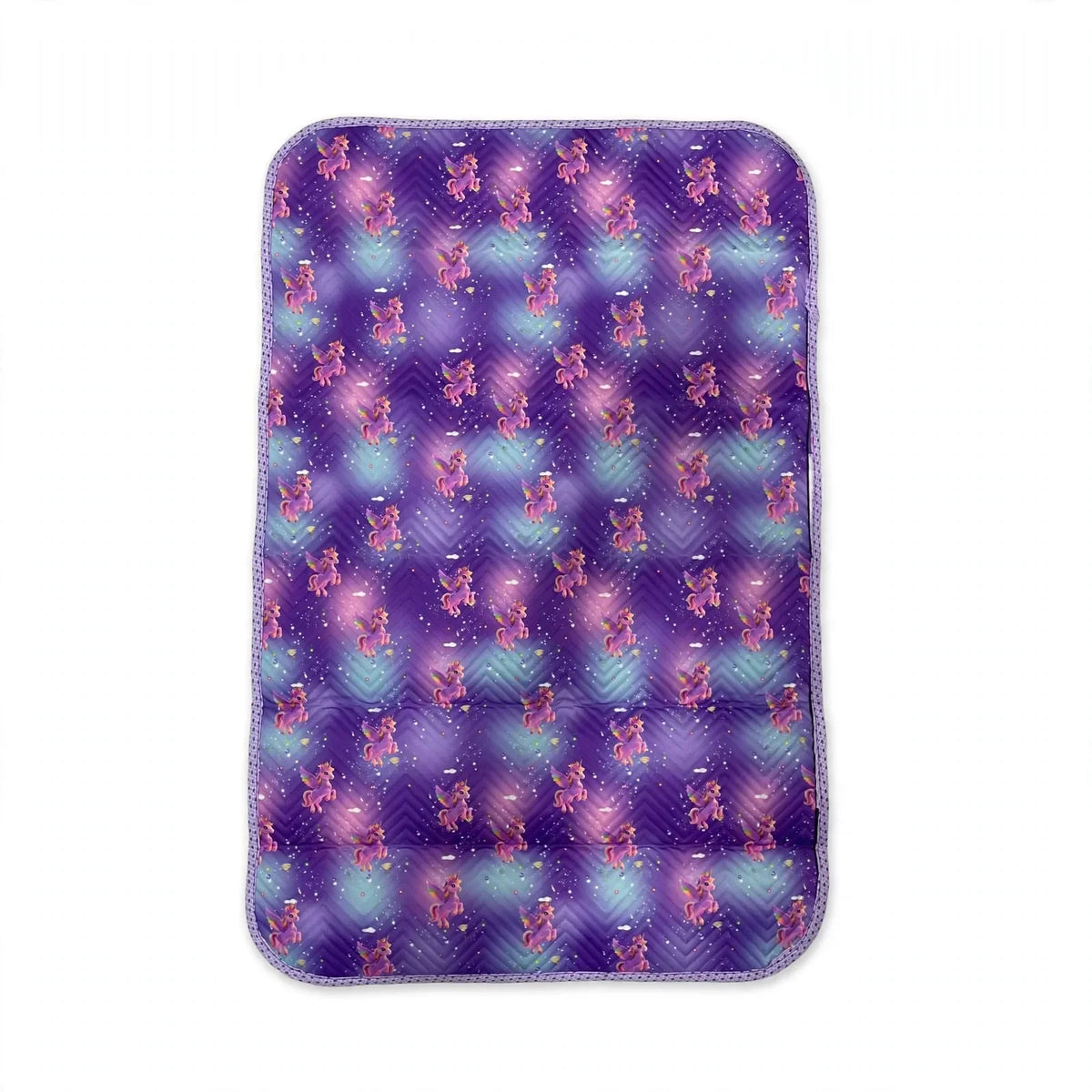 Waterproof Baby Diaper Changing Sheet  - Purple - Unicorn