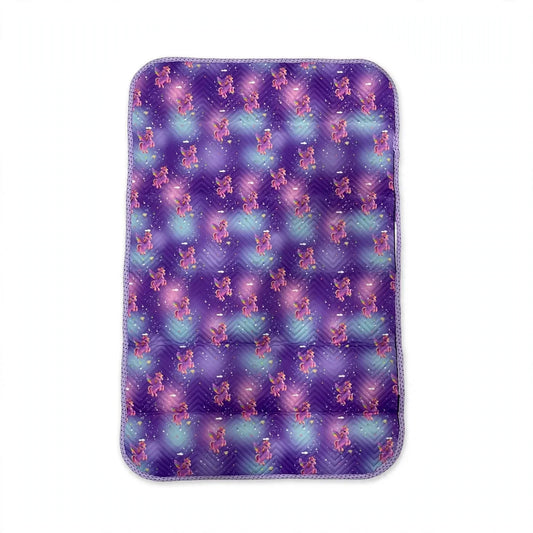 Waterproof Baby Diaper Changing Sheet  - Purple - Unicorn