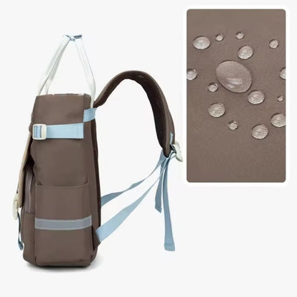 QISEMAO - Waterproof Diaper Backpack - Brown