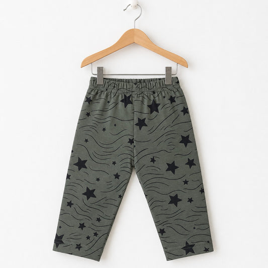 Cotton Jersey Causal Wear Trouser - Green - Star Thread