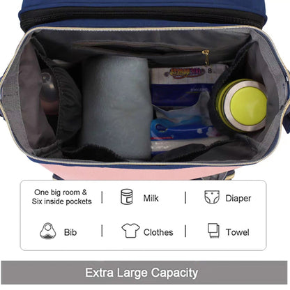 Waterproof Baby Bed & Bag - Blue - Love Queen
