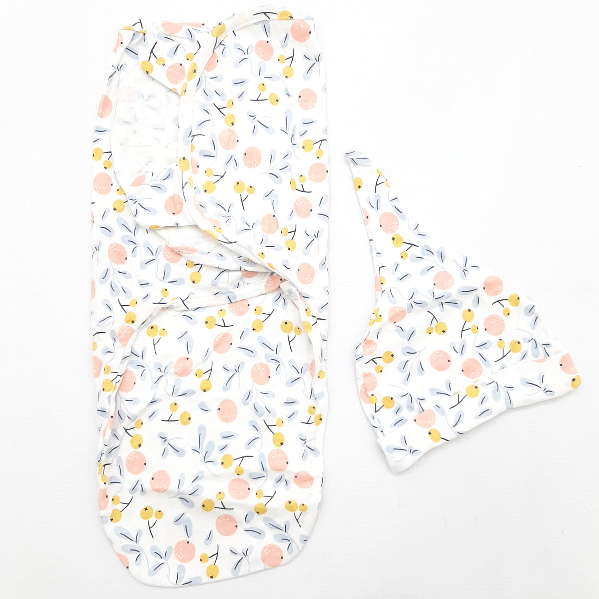 Swaddle with Cap -  Fruits