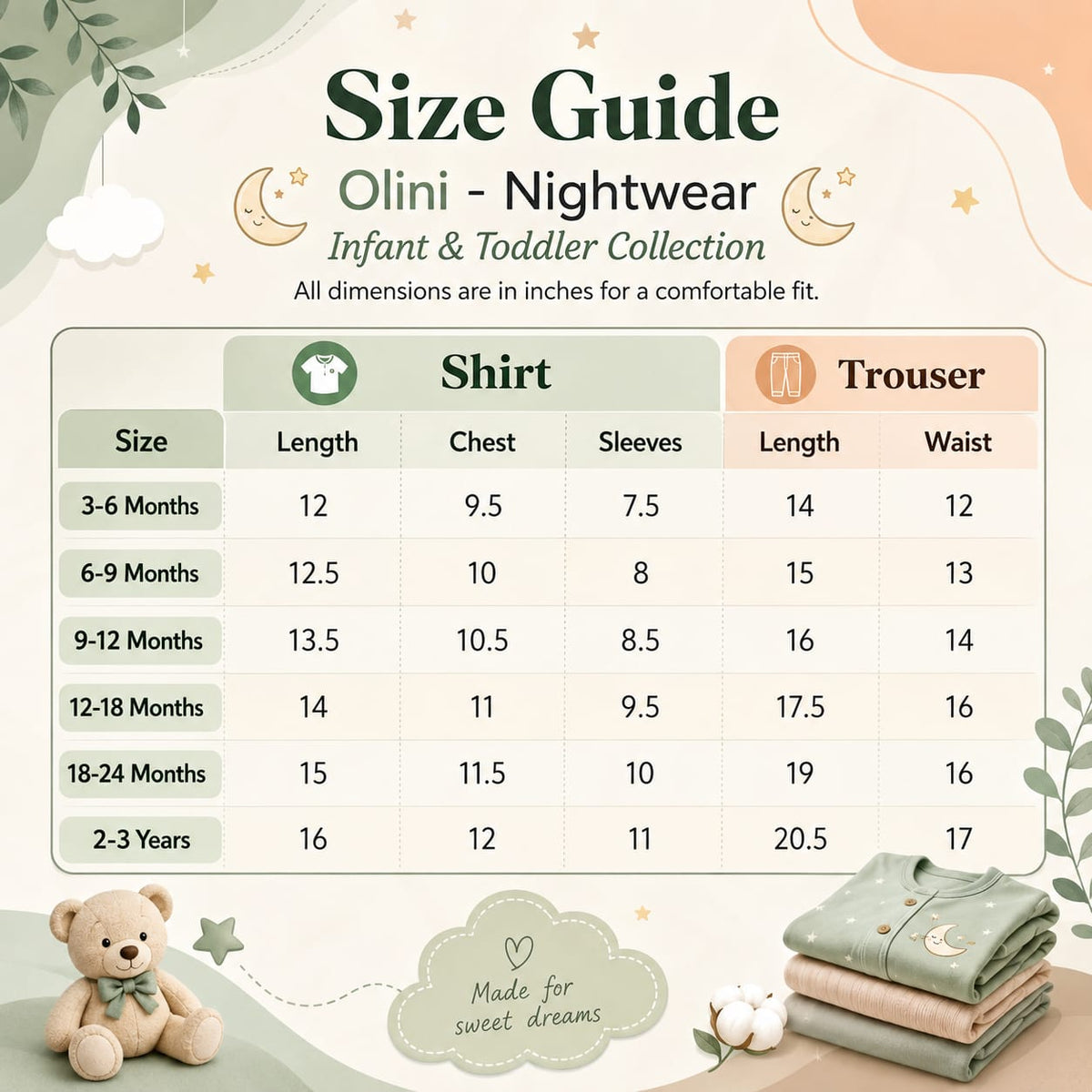 Winter Baby Night Suit Charcoal – Super Stretchable Rib Fabric | Warm Kids Sleepwear | OLINI