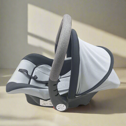 Double Cushion - Carry Cot - Grey & Black
