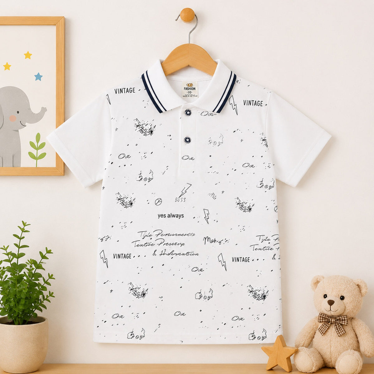 TA - Short Sleeve - Polo T-Shirt - White - Best
