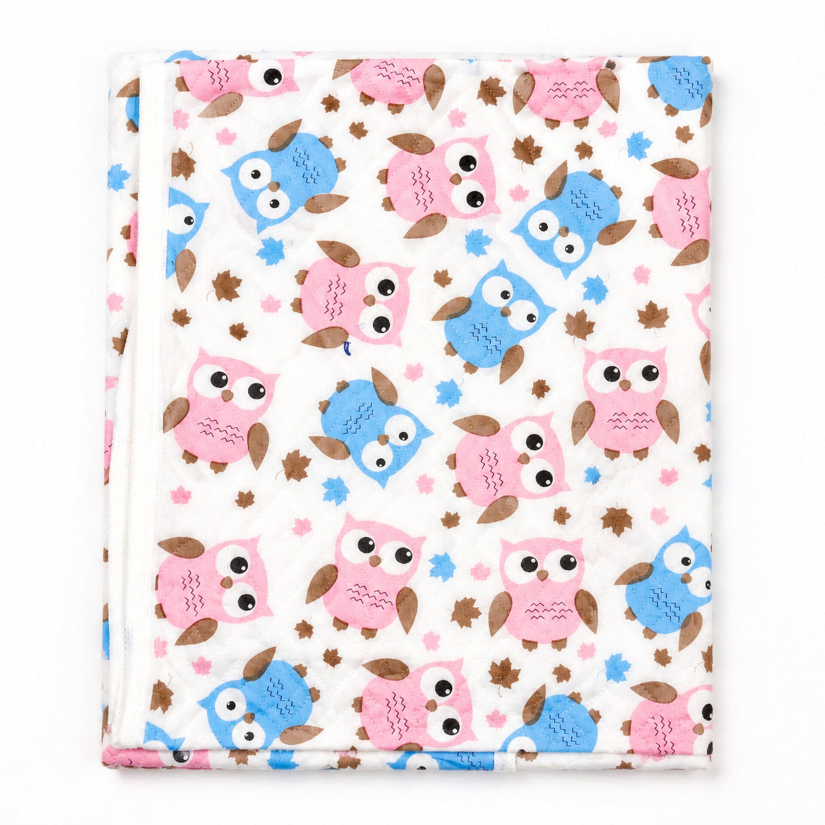 Diaper Changing Sheet - White - Owl