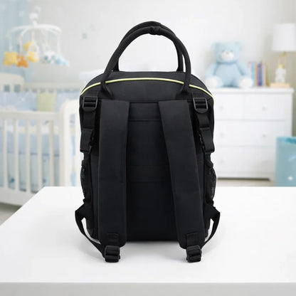 Sarah Aly - Fashion Waterproof Diaper Backpack - Black