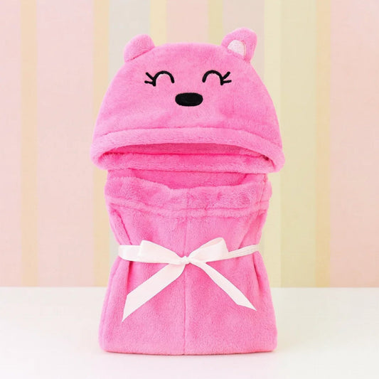 Kolaco - Hoodie Blanket - Pink - Cat