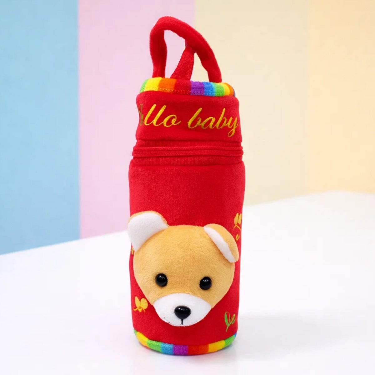 Character Feeder Cover - Red - Bear
