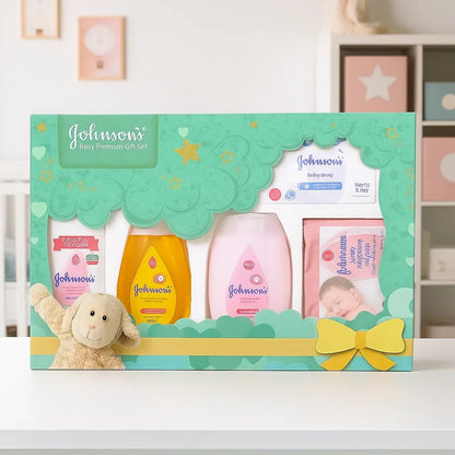 5 Pieces Johnson's Baby Gift Set - 0745