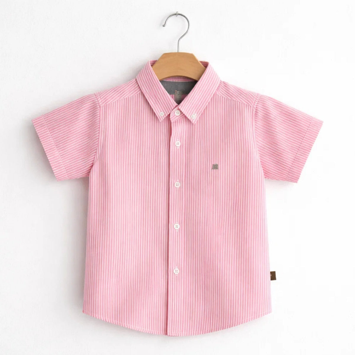 ADN - Casual Shirt - Lining - Pink