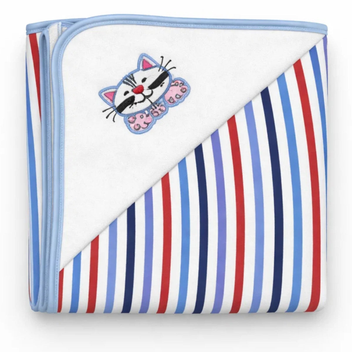 Lovely Soft - Multi Lining - Bath Towel - Blue