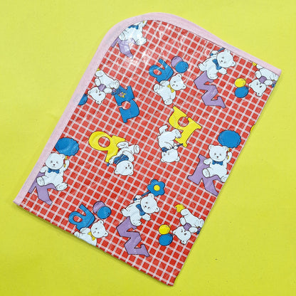 Diaper Changing Sheet - Mini - Pink - Alphabets