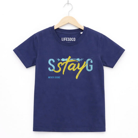 Bonton - T-Shirt - Stay Strong - Blue