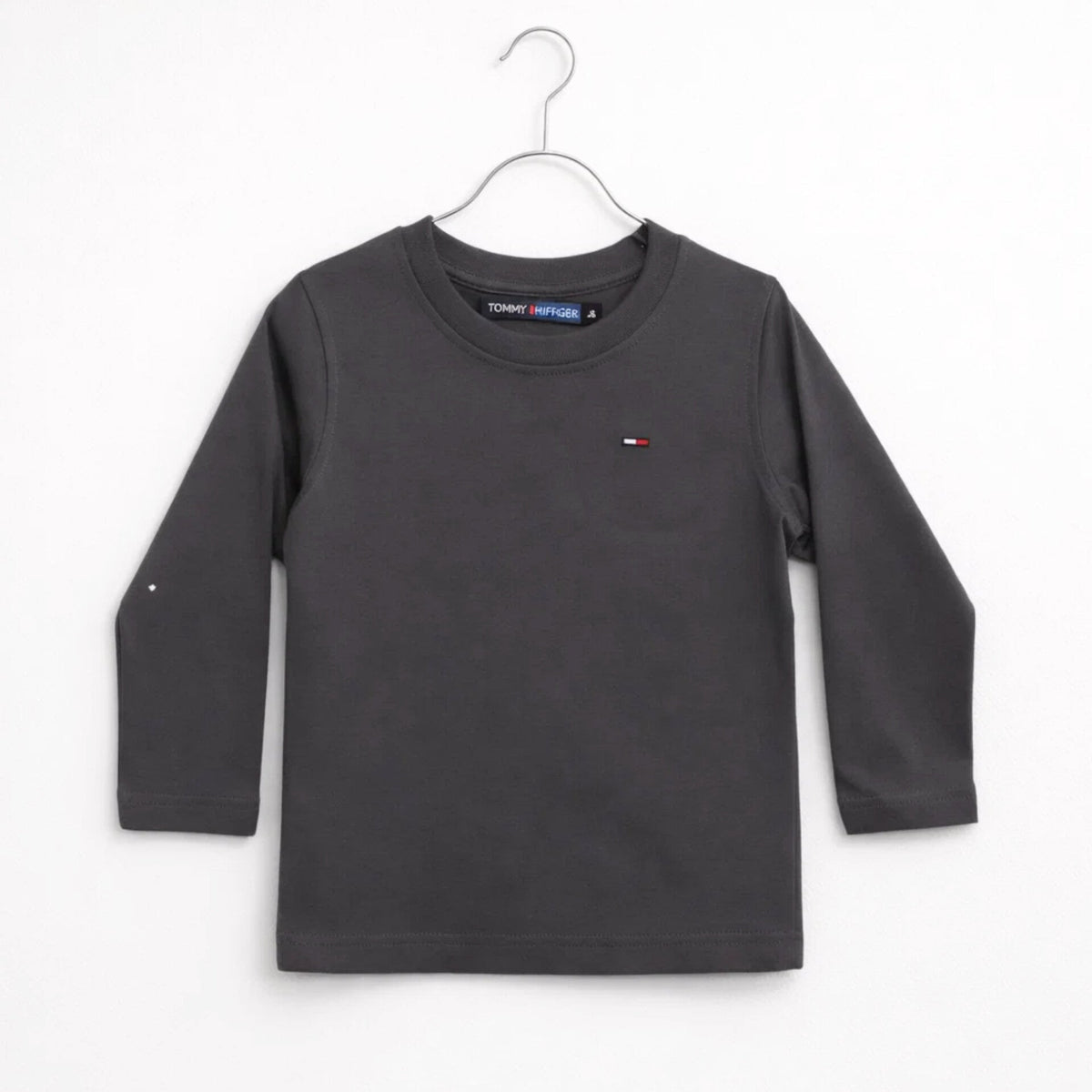 TH - Long Sleeve - Round Neck - T-Shirt - Charcoal