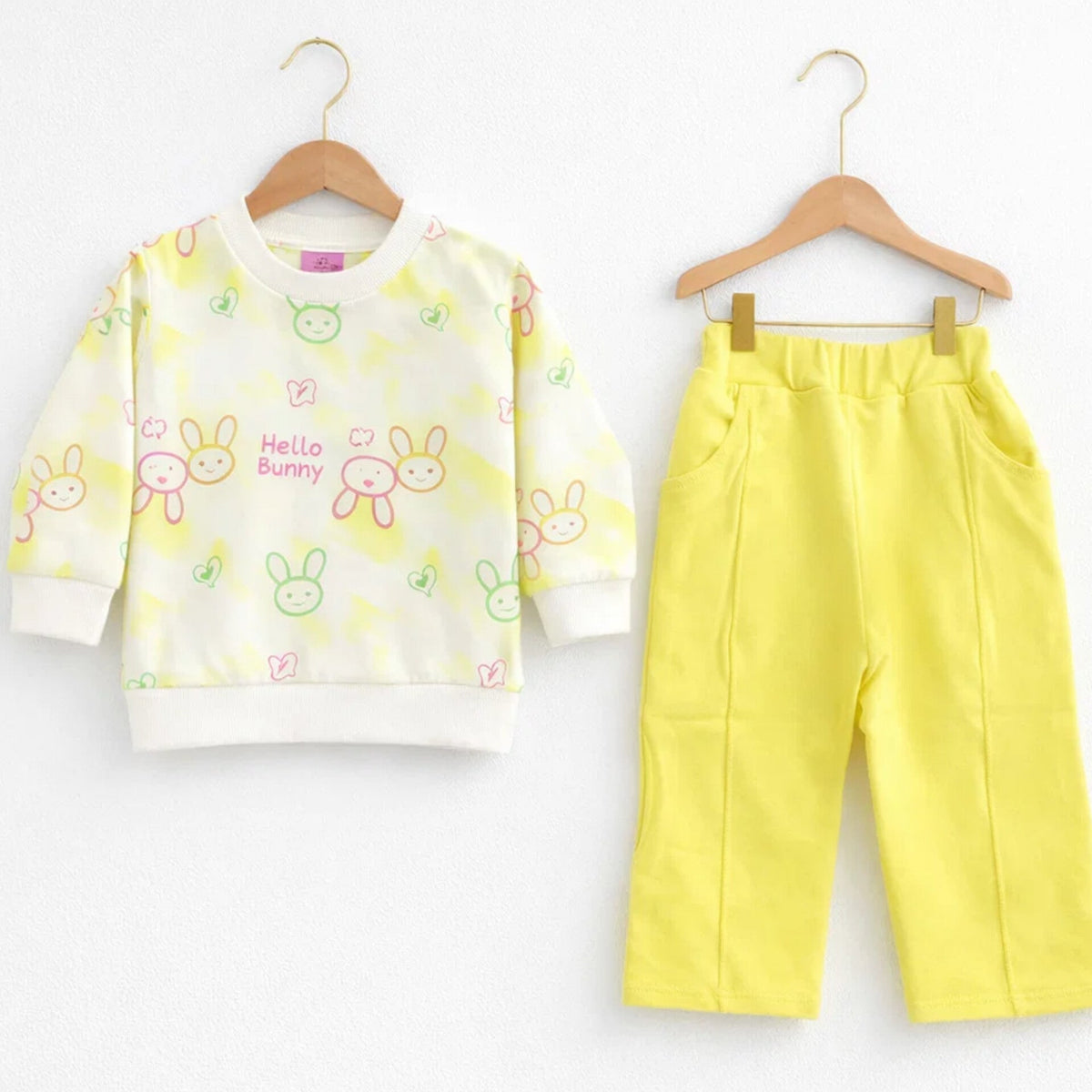 ND - 2 Pieces - Suit Set - Yellow - Vibes