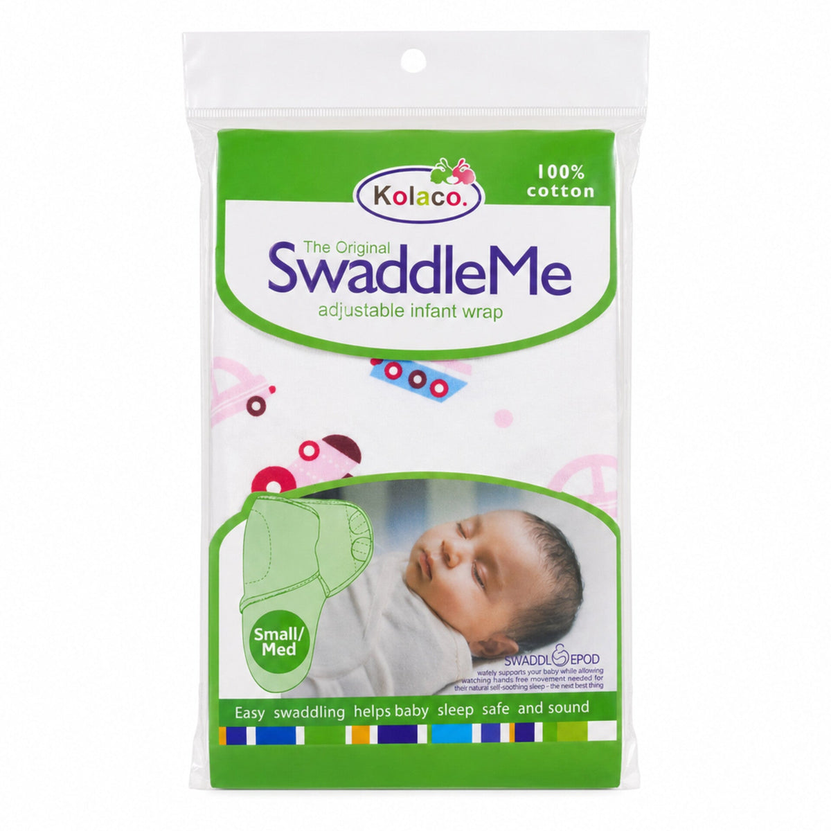 Kolaco - Swaddle Wrap - Boats & Car