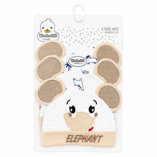 Wonderchild - Pack of 3 Hats - Skin - Elephant