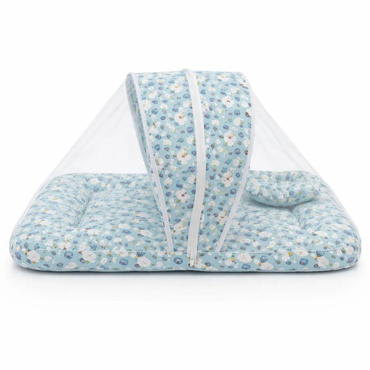Mosquito Bed Net - Grey - Footprints - 26