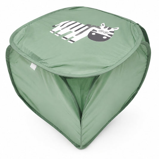 Laundry Basket - Zebra - Green