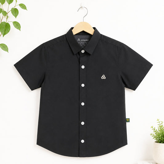 ADN - Casual Shirt - Plain - Bottle Green