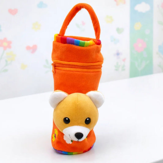Character Feeder Cover - Orange - Bear