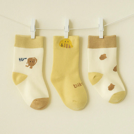 Duck Happy - Pair of 3 Socks - Skin