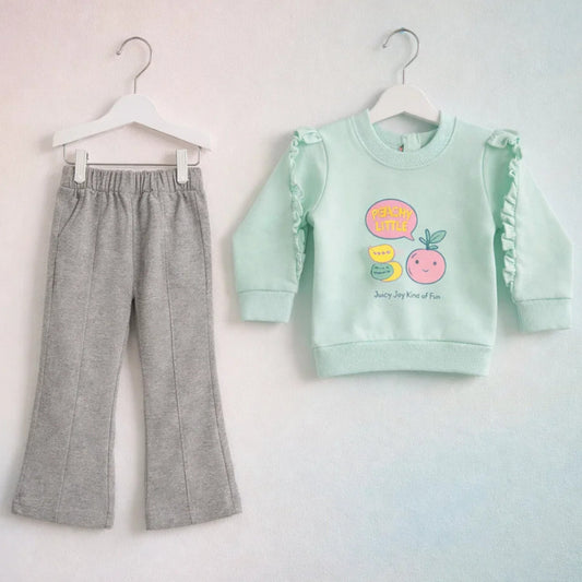 Six Bro - 2 Pieces - Suit Set - Green - Fresh Juice