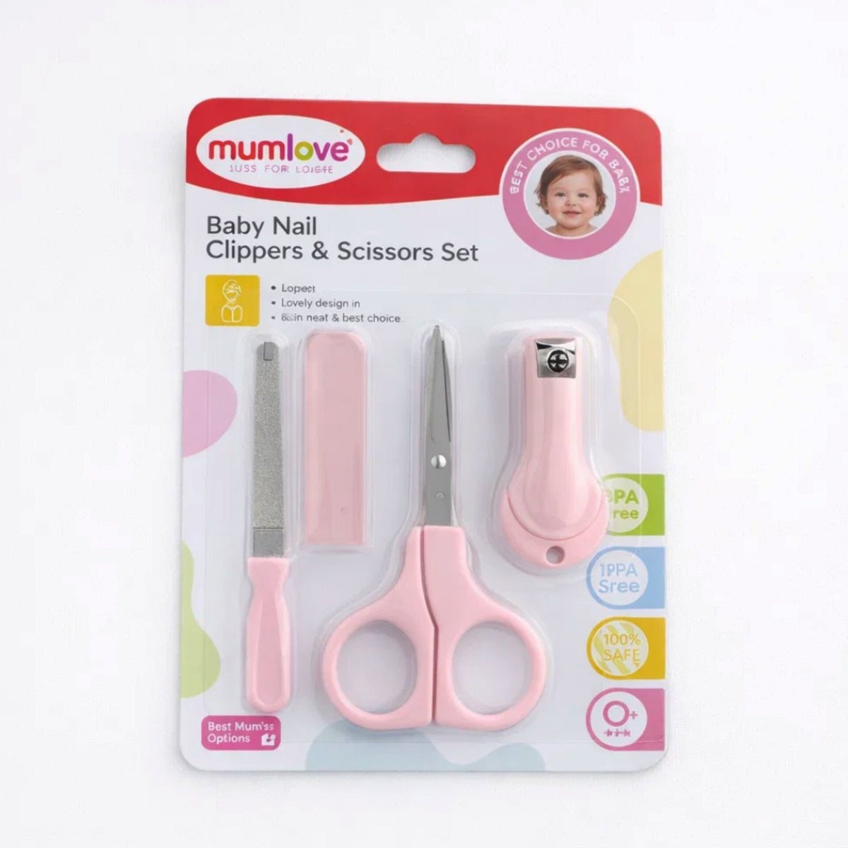 4 Pieces - Mumlove - Care Kit - Pink