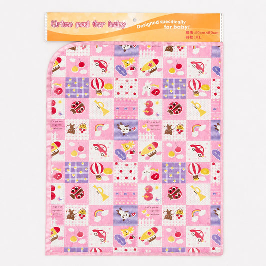 Diaper Changing Sheet - Large - Pink - Balloons
